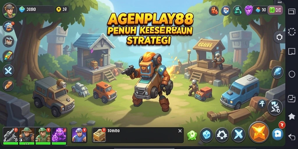 Tampilan menarik AGENPLAY88 saat menampilkan gameplay Idle yang seru.