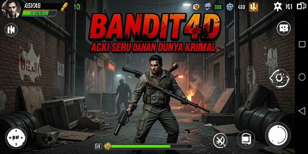 Gameplay BANDIT4D yang penuh aksi dan tantangan.
