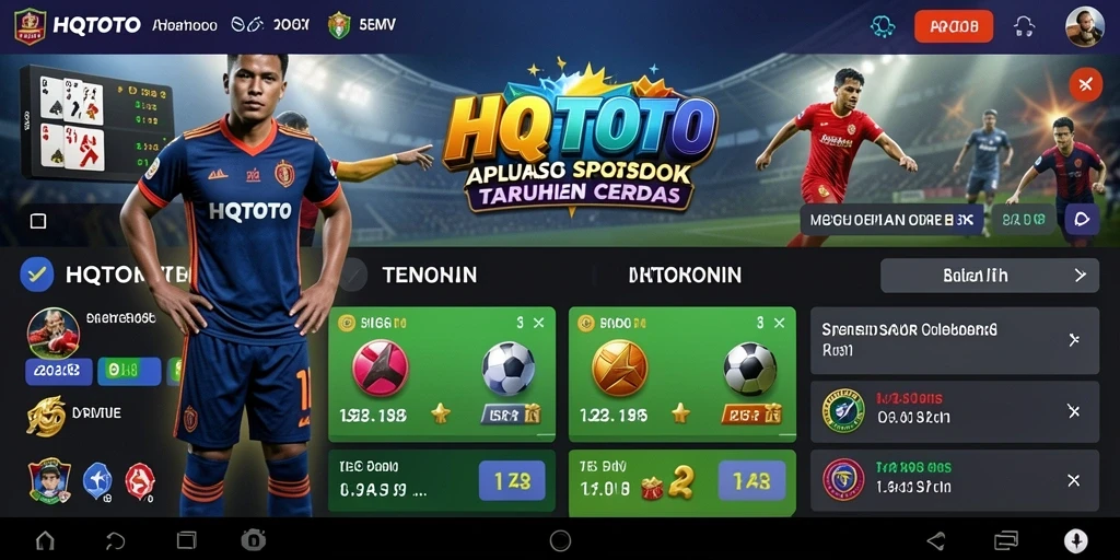 Tampilan antarmuka HQTOTO dengan opsi taruhan yang lengkap.