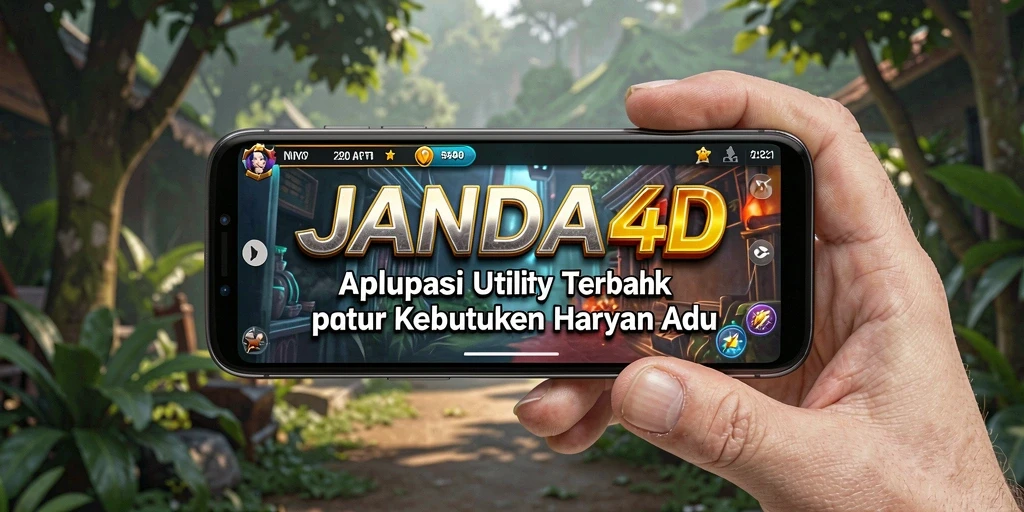 Tampilan utama JANDA4D yang menampilkan berbagai fitur Utility.