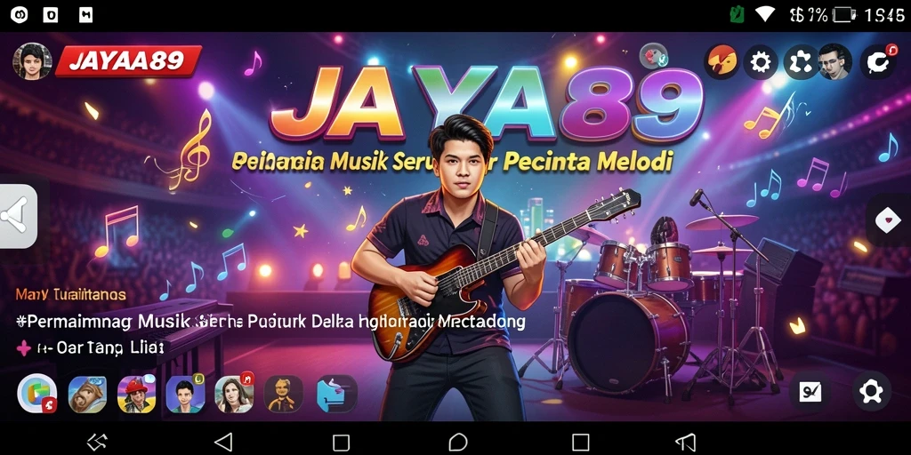 Tampilan menarik dari gameplay JAYA89 yang penuh melodi.