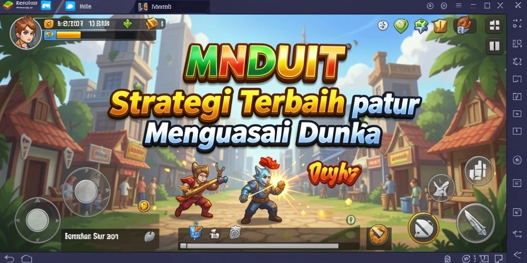 Tampilan gameplay MNDUIT yang menarik dan dinamis.