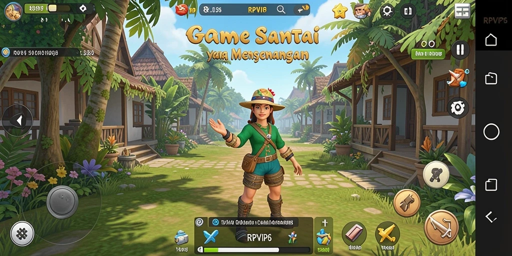 Screenshot menampilkan aksi menarik dalam game Casual RPVIP6.