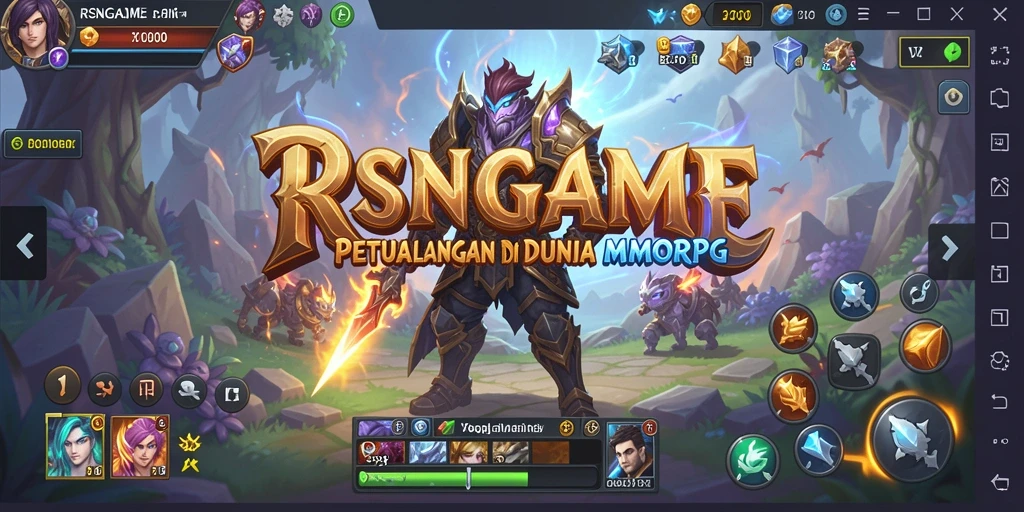 Gameplay seru RSNGAME dalam petualangan MMORPG yang mendebarkan.